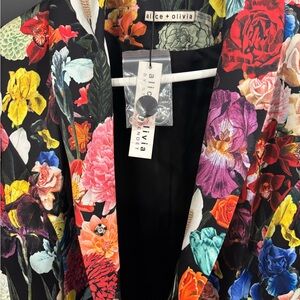 Alice + Olivia Multicolor Floral Jacket